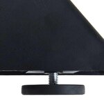 vidaXL Pied de table à manger en forme d'araignée  anthracite  150 x 78 x (72-73) cm  acier
