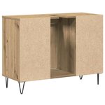 vidaXL Cabinet de salle de bain chêne artisanal 80 x 33 x 60 cm