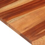 vidaXL Dessus de table bois massif d'acacia 25-27 mm 60x90 cm