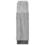 vidaXL Étagère murale sonoma gris 159x18x65 cm bois d'ingénierie