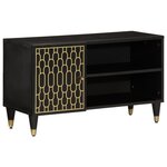 vidaXL Meuble TV 80x31x46 cm bois massif de manguier