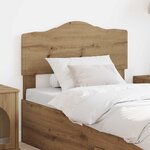 vidaXL Tête de lit Chêne artisanal 75 cm Bois d'ingénierie