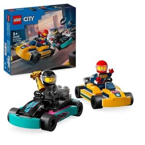 LEGO City - Set de Course Karts et Pilotes - 60400 pour Enfants
