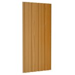 vidaXL Panneaux de toiture 36 Pièces acier galvanisé naturel 100x45 cm