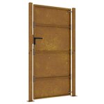 vidaXL Portail de jardin 105x180 cm acier corten