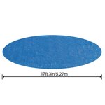 Bestway Couverture solaire de piscine Flowclear 549 cm