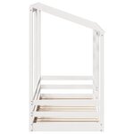vidaXL Lit pour enfants sans matelas blanc 90x190 cm bois pin massif