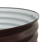 vidaXL Jardinière surélevée Marron 80 x 80 x 44 cm Acier