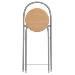 vidaXL Ensemble de bar 3 Pièces gris et marron bois d'ingénierie et fer