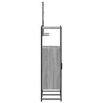 vidaXL Ensemble d'armoires de salle de bain 3 Pièces sonoma gris