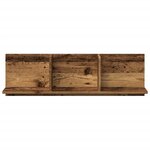 vidaXL Armoire murale 100x16 5x30 cm vieux bois bois d'ingénierie