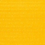 vidaXL Voile d'ombrage 160 g/m² carré jaune 4 5x4 5 m PEHD