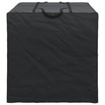 vidaXL Sac de stockage extérieur Noir 90 x 90 x 90 cm Tissu 210D