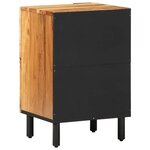 vidaXL Meuble de Lavabo de Salle de Bain avec porte Bois d'ingénierie