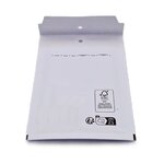 Lot de 100 pochettes ( enveloppes ) à bulles a/1 : 95 x 165 mm en kraft blanc