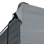 vidaXL Tente de fête 291 x 431 x 315 cm Anthracite Tissu Oxford