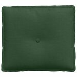 vidaXL Coussin de Dos Vert Jungle 50 x 45 cm Tissu en velours côtelé