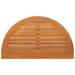 vidaXL Ensemble bistrot 3 Pièces Marron Bois d'acacia massif