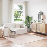 vidaXL Tapis Crème 200 x 200 cm Polypropylène