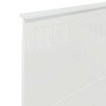 vidaXL Tête de lit Blanc Brillant 75 cm Bois d'ingénierie