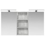 vidaXL Ensemble de Meubles de Salle de Bain 3 Pièces 110 x 10 5 x 60 5 cm