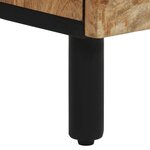 vidaXL Tables de chevet 2 Pièces 40x33x46 cm Bois de manguier solide