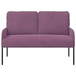 vidaXL Canapés avec coussin 110cm Pourpre Contreplaqué