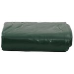 vidaXL Bâche vert 1 5x2 5 m 650 g/m²
