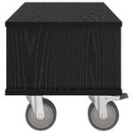 vidaXL Meuble TV Chêne noir 68 5 x 35 x 35 cm Bois d'ingénierie