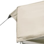 vidaXL Tente de réception pliable avec parois Aluminium 6 x 3 m Crème