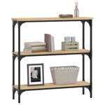 vidaXL Table console Chêne Sonoma 75x22 5x75 cm Bois d'ingénierie