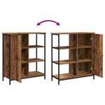 vidaXL Etagère en bois ancien 70x30x80 cm en bois reconstitué
