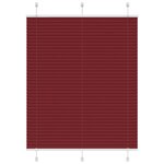 vidaXL Store plissé rouge bordeaux 105x150 cm largeur du tissu 104 4cm