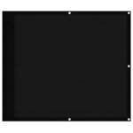 vidaXL Écran de balcon noir 90x700 cm 100  polyester oxford