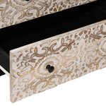 vidaXL Buffet de Rangement Blanc 60 x 33 5 x 75 cm