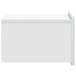 vidaXL Cabinet de chevet mural 2 pc Blanc 33 x 34 5 x 24 cm