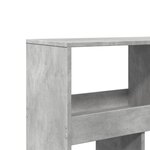 vidaXL Bibliothèque gris béton 100x33x187 5 cm bois d'ingénierie