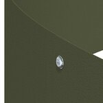 vidaXL Ensemble Jardinière Vert Olive En Acier