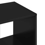 vidaXL Garde-robe Noir 80x40x110 cm Bois d’ingénierie