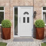 vidaXL Jardinière 2 Pièces Rouillé 50 x 50 x 75 cm