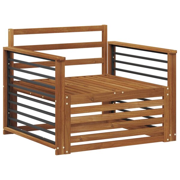 vidaXL 2 Pièce Canapé d’extérieur Naturel