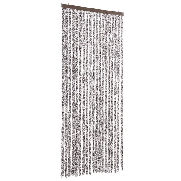 vidaXL Moustiquaire Marron et beige 56x200 cm Chenille