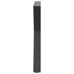 vidaXL Pieds de table à manger 2 pièces Anthracite 70 x (72-73 3) cm Acier