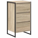 vidaXL Buffet avec tiroir Sonoma 42 x 36 x 75.5 cm Bois d'ingénierie