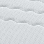 vidaXL Matelas Blanc et Gris 90 x 200 cm Printemps Bonell