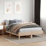 vidaXL Cadre de lit sans matelas 160x200 cm bois massif de pin