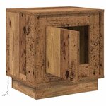 vidaXL Cabinet de chevet avec 2 Pièces Bois ancien 44 x 34 5 x 45 cm