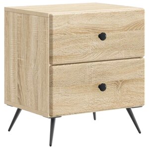 vidaXL Cabinet de chevet Chêne Sonoma 43 x 34 5 x 47 5 cm