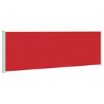 vidaXL Auvent latéral rétractable de patio 200x600 cm Rouge