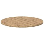 vidaXL Plateau de table chêne artisanal 50 x 50 x 1 5 cm